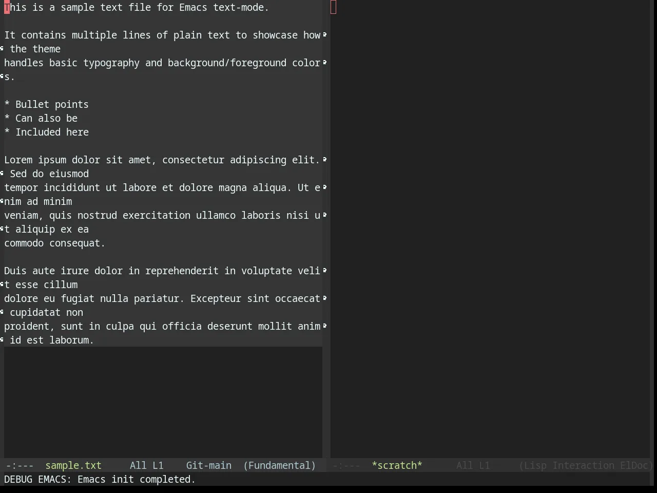 Base16 Material Darker Theme in fundamental-mode