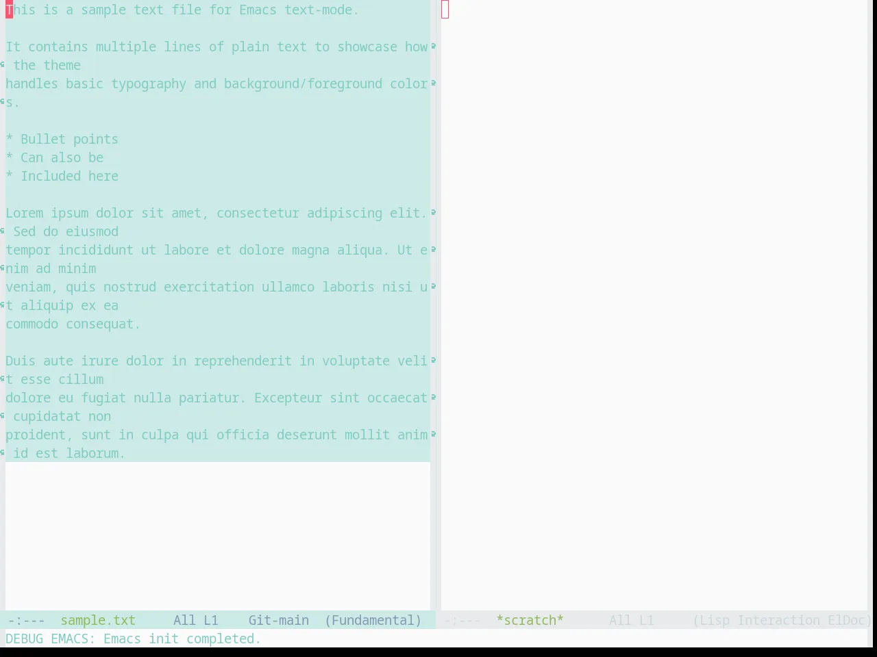 Base16 Material Lighter Theme in fundamental-mode