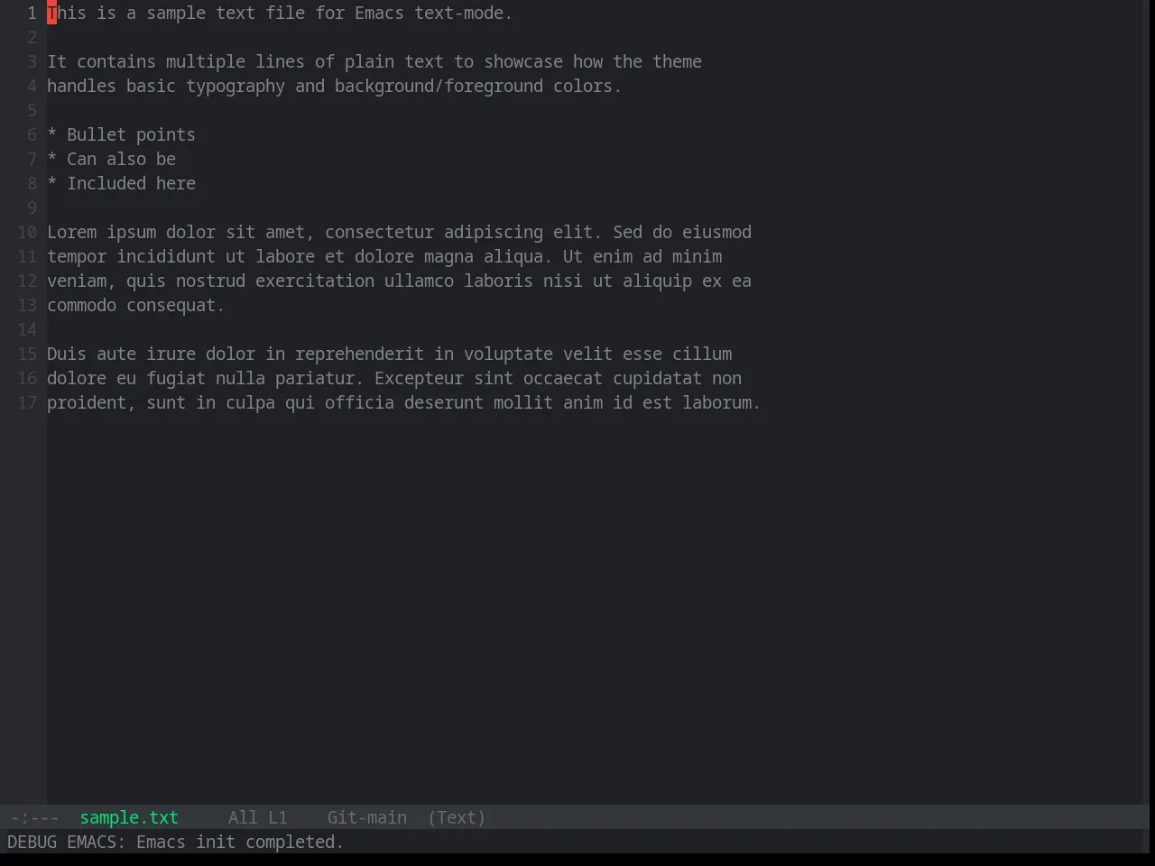 Base16 Material Vivid Theme in text-mode