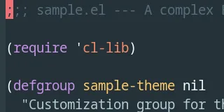 Preview of Base16 Material Theme theme