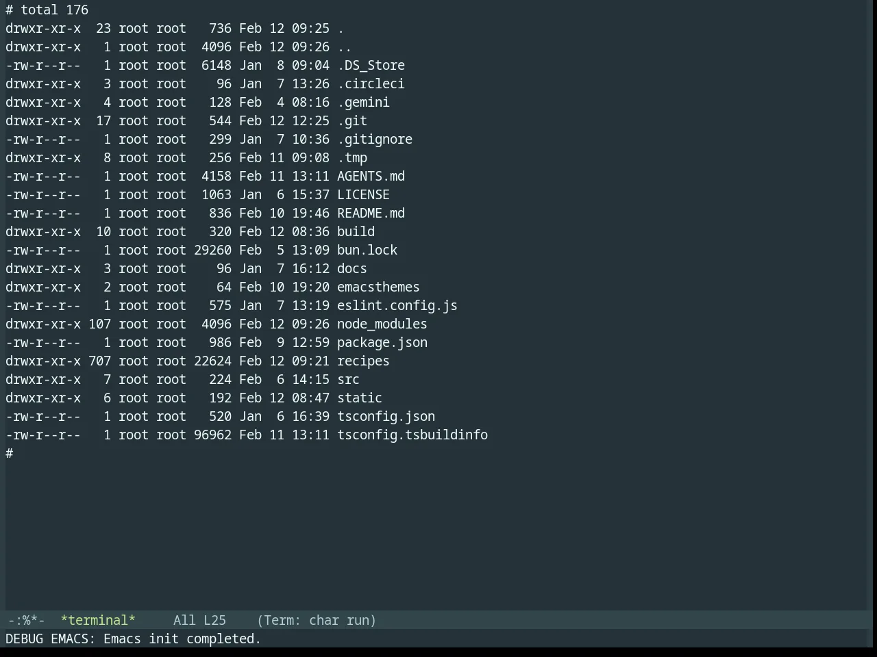Base16 Material Theme in term
