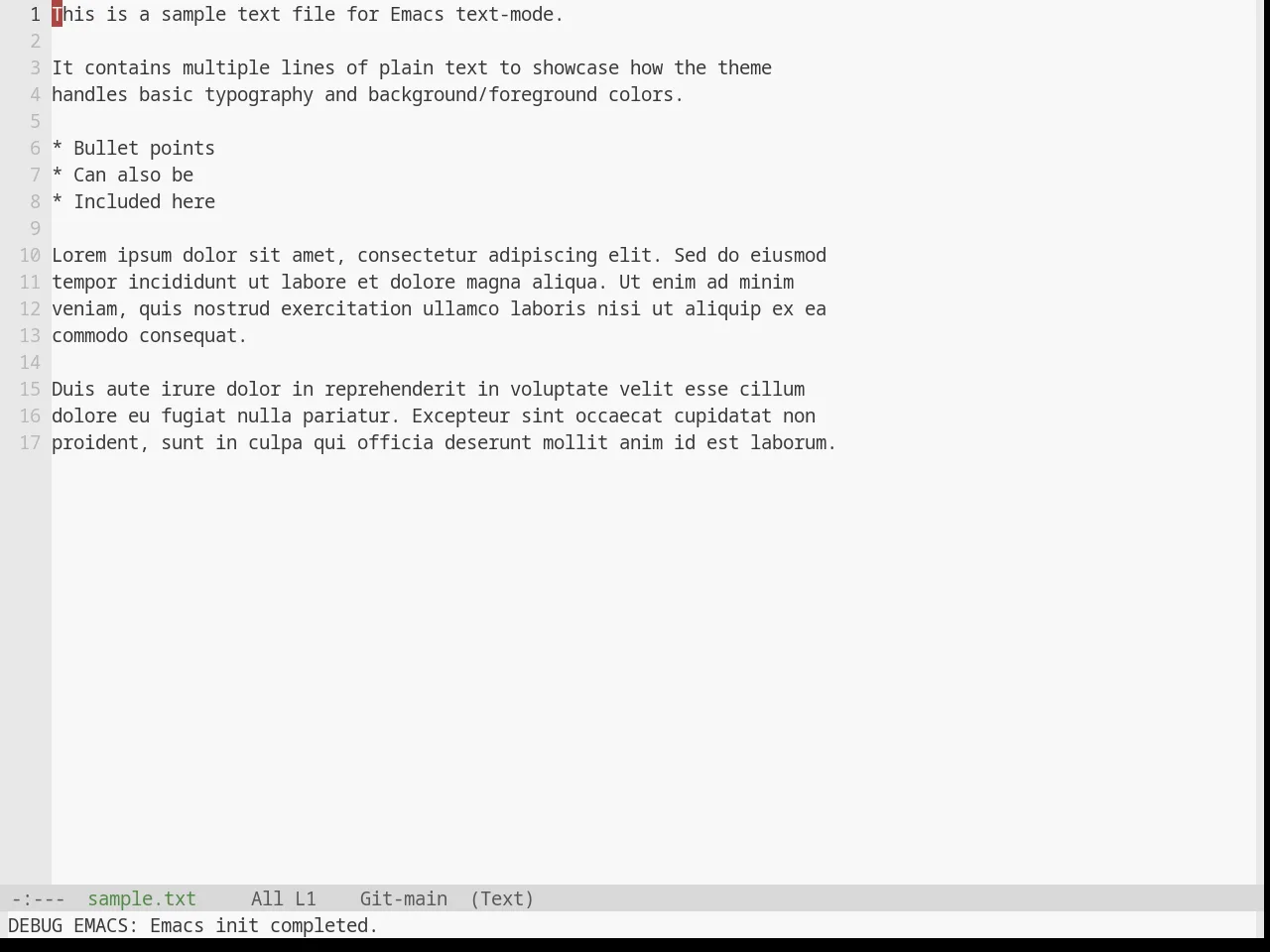 Base16 Mexico Light Theme in text-mode