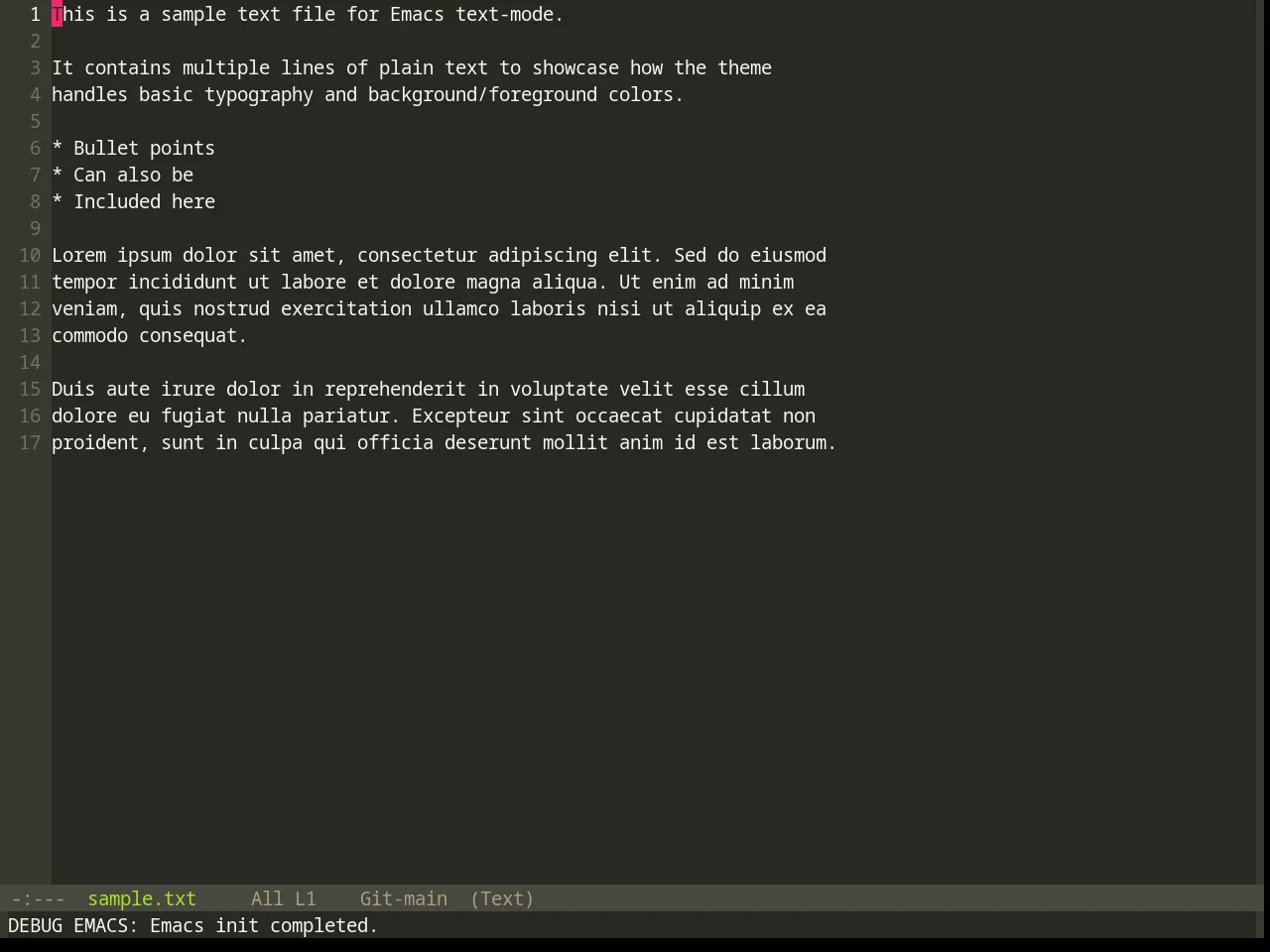 Base16 Monokai Theme in text-mode
