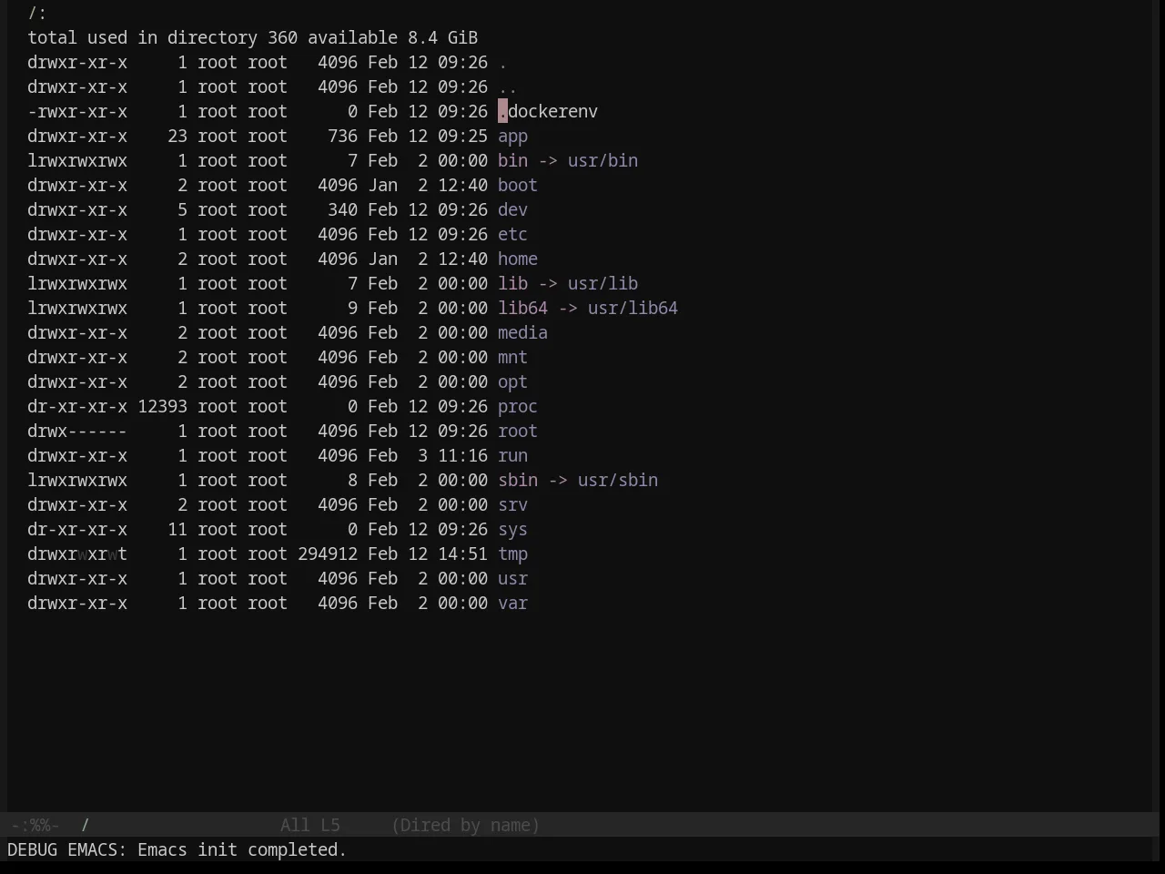 Base16 Mountain Theme in dired