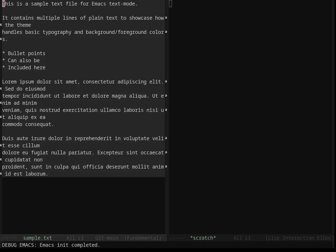 Base16 Mountain Theme in fundamental-mode