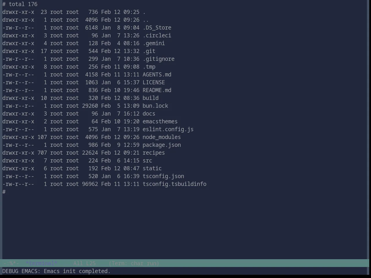 Base16 Nebula Theme in term