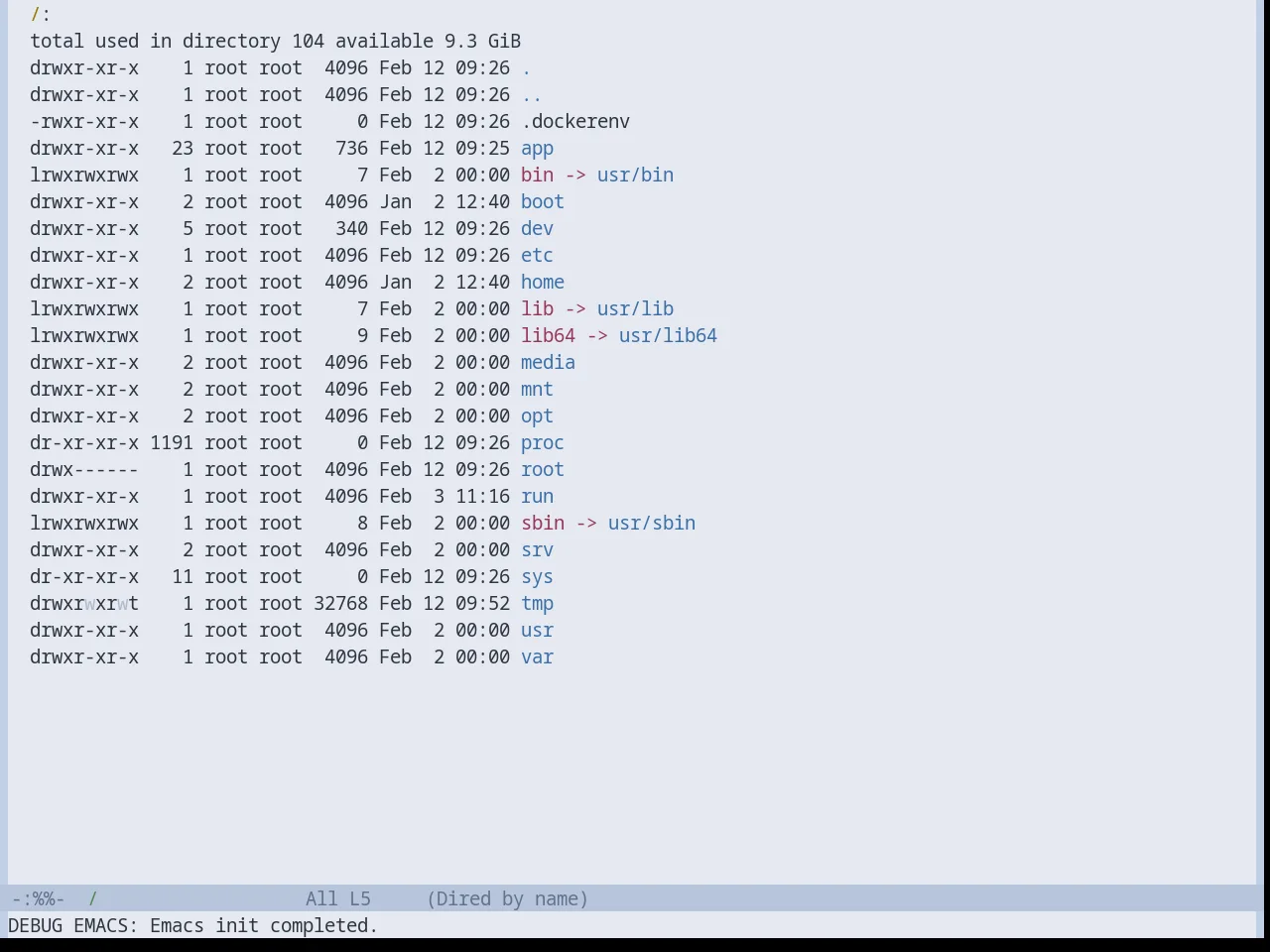 Base16 Nord Light Theme in dired
