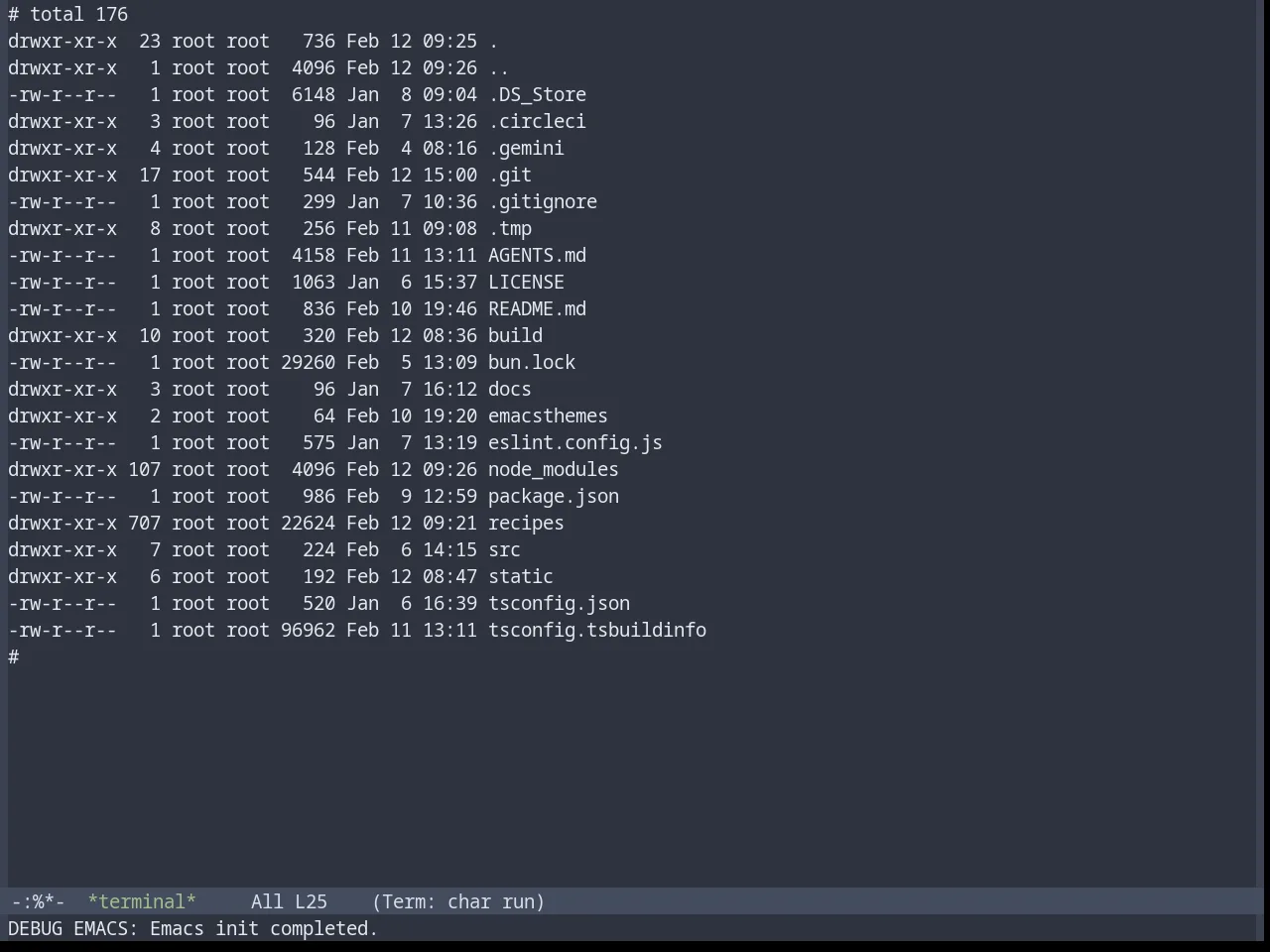 Base16 Nord Theme in term