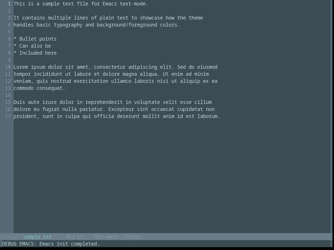 Base16 Nova Theme in text-mode
