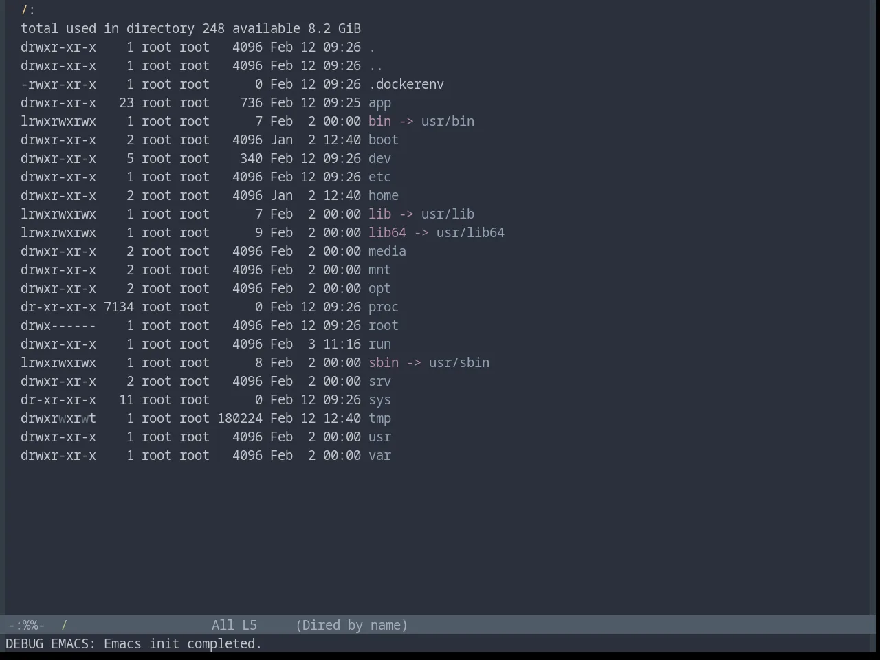 Base16 Ocean Theme in dired