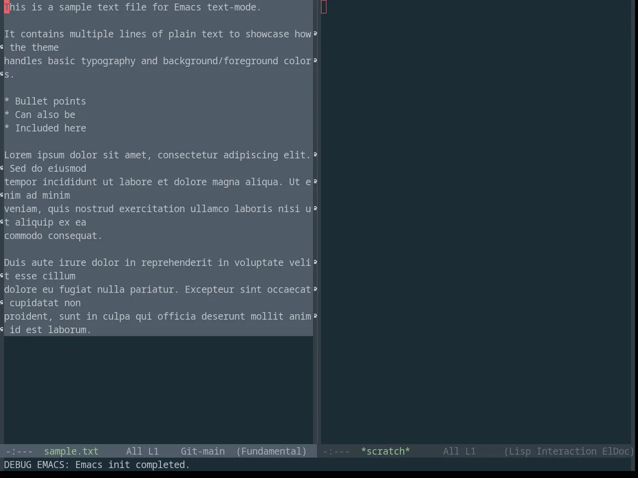 Base16 Oceanicnext Theme in fundamental-mode