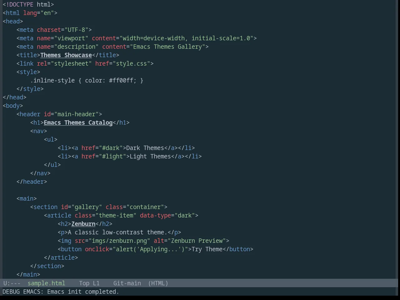 Base16 Oceanicnext Theme in html-mode