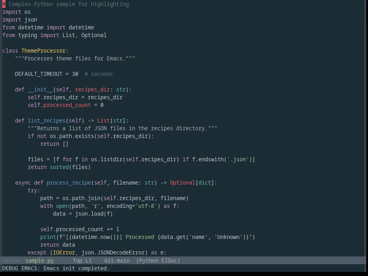 Base16 Oceanicnext Theme in python-mode