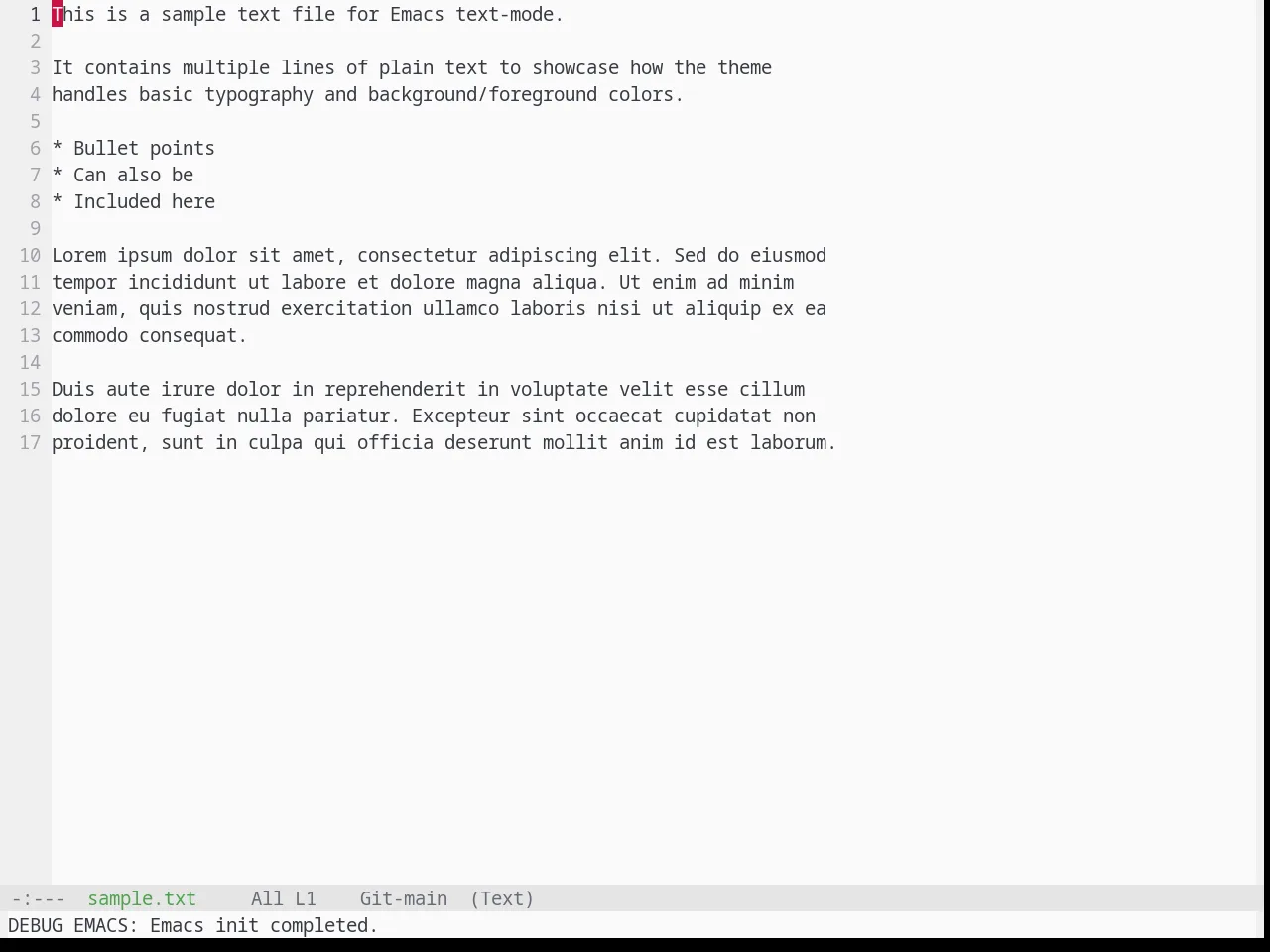 Base16 One Light Theme in text-mode