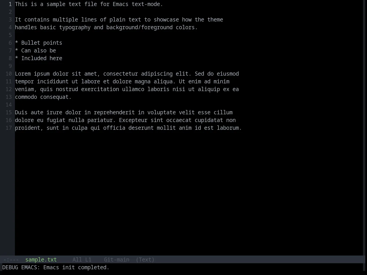 Base16 Onedark Dark Theme in text-mode