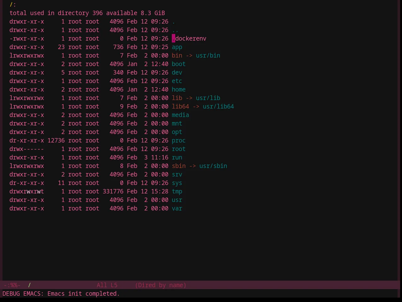 Base16 Pandora Theme in dired
