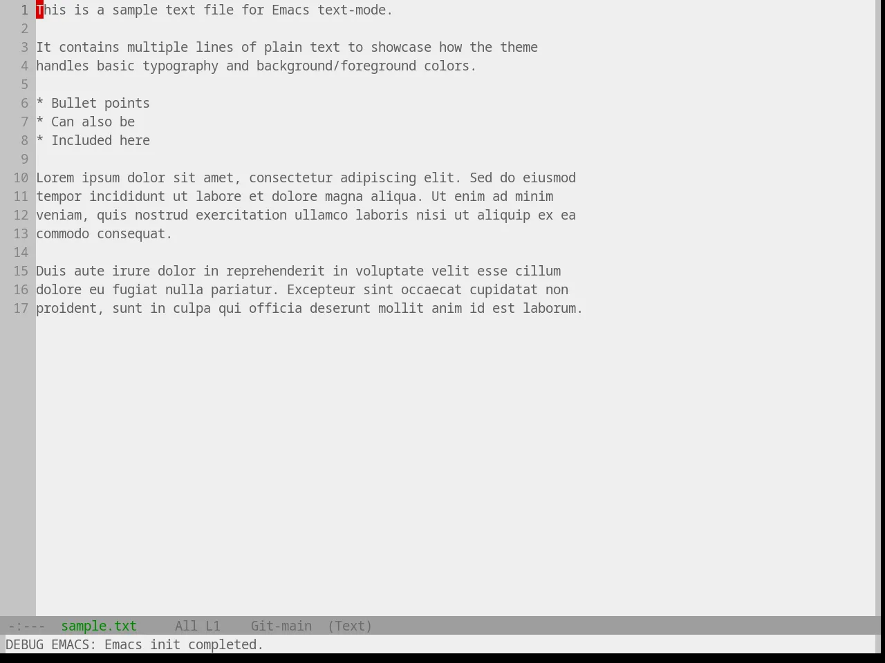 Base16 Papercolor Light Theme in text-mode