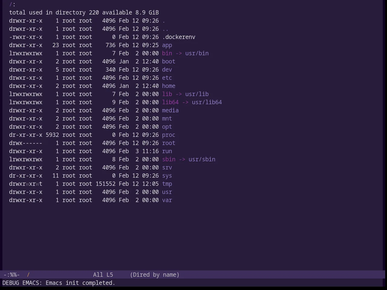 Base16 Pasque Theme in dired