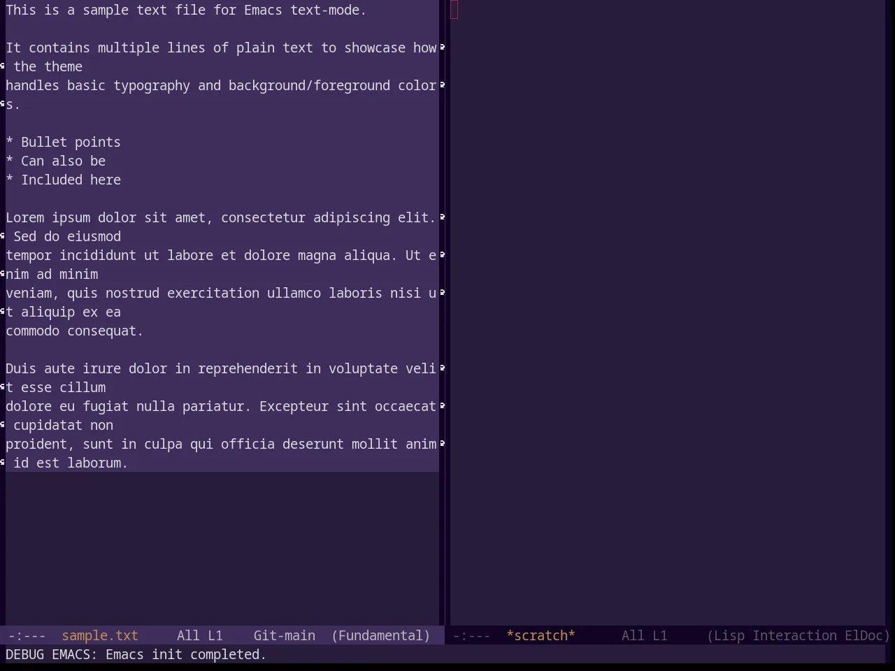 Base16 Pasque Theme in fundamental-mode