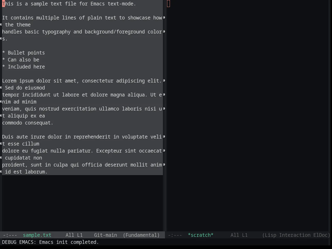 Base16 Penumbra Dark Contrast Plus Plus Theme in fundamental-mode