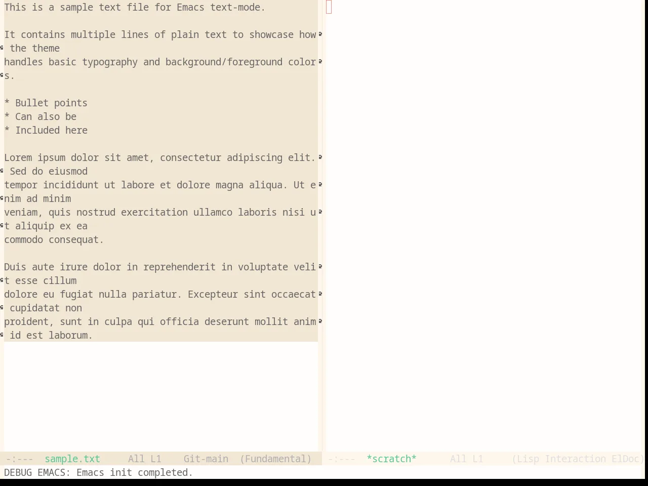 Base16 Penumbra Light Contrast Plus Plus Theme in fundamental-mode