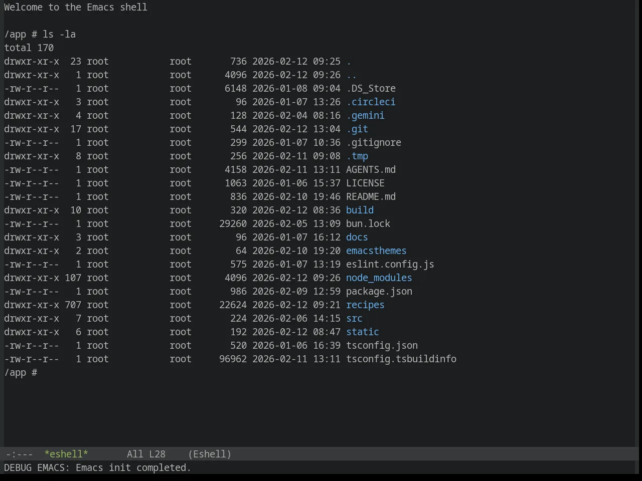 Base16 Precious Dark Eleven Theme in eshell