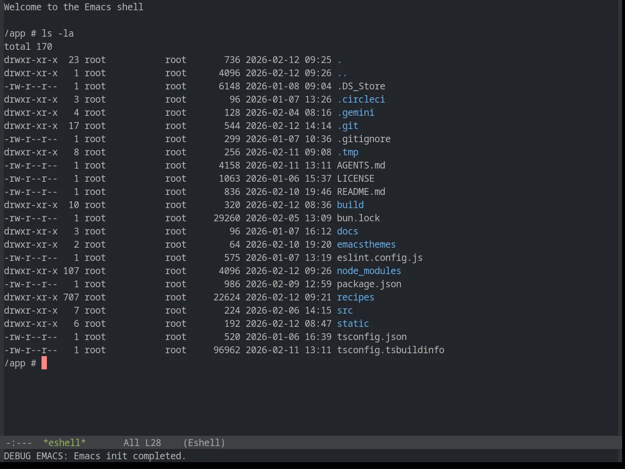 Base16 Precious Dark Fifteen Theme in eshell