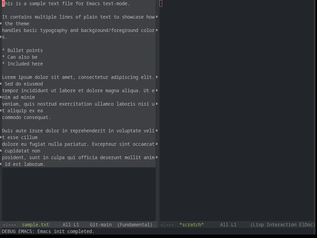 Base16 Precious Dark Fifteen Theme in fundamental-mode