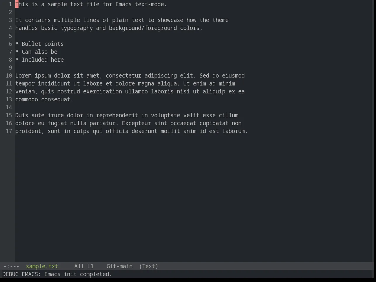 Base16 Precious Dark Fifteen Theme in text-mode