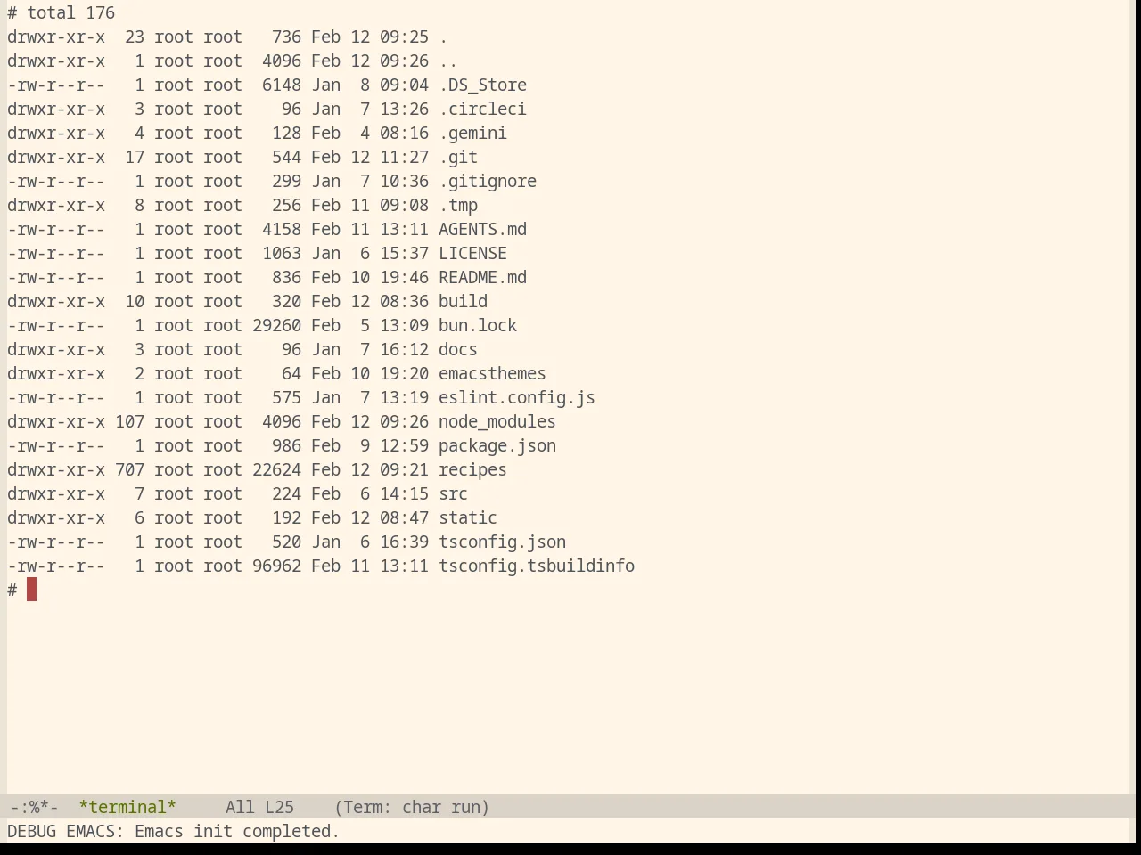 Base16 Precious Light Warm Theme in term