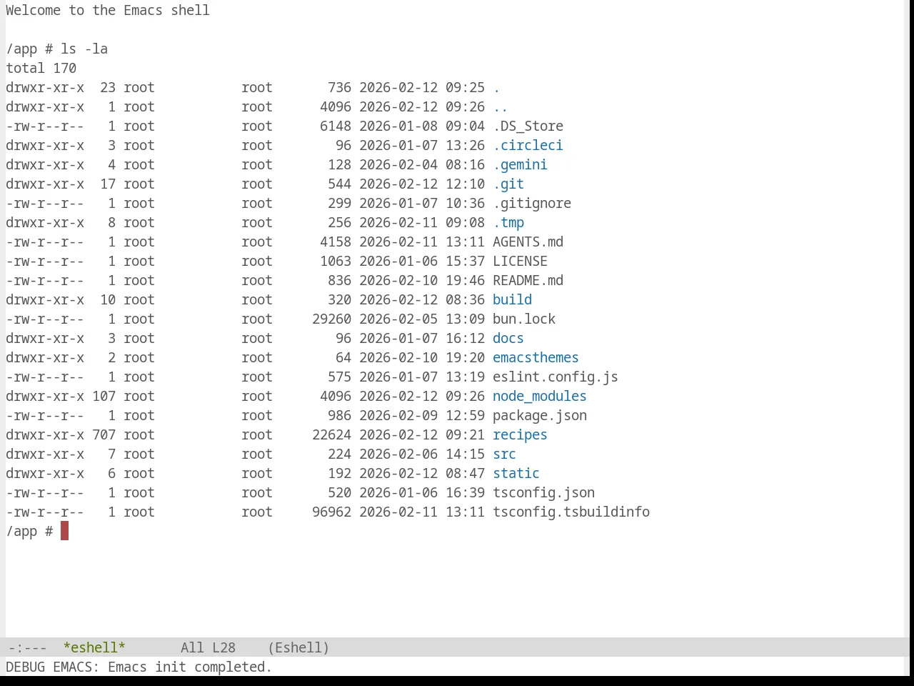 Base16 Precious Light White Theme in eshell
