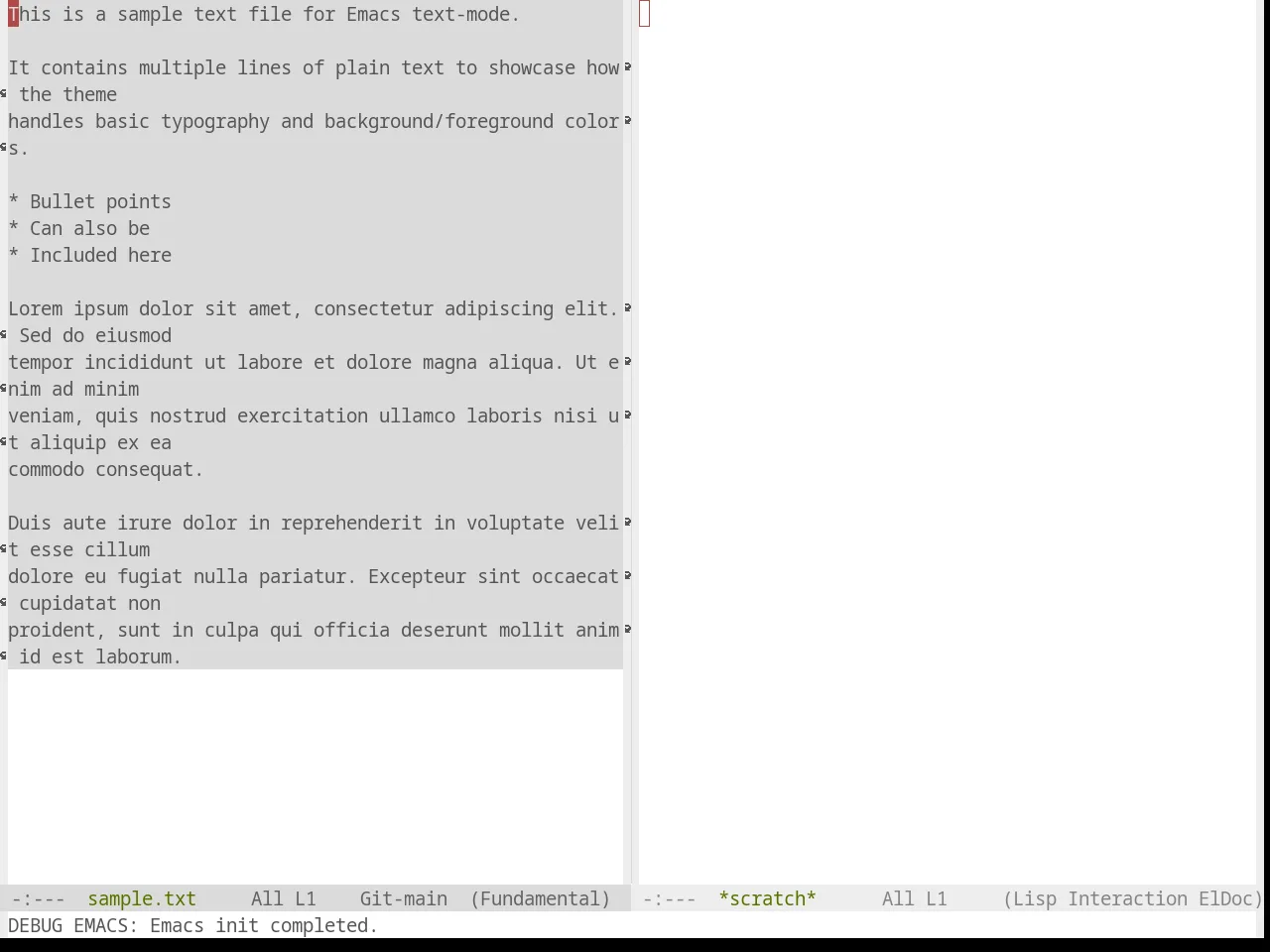 Base16 Precious Light White Theme in fundamental-mode