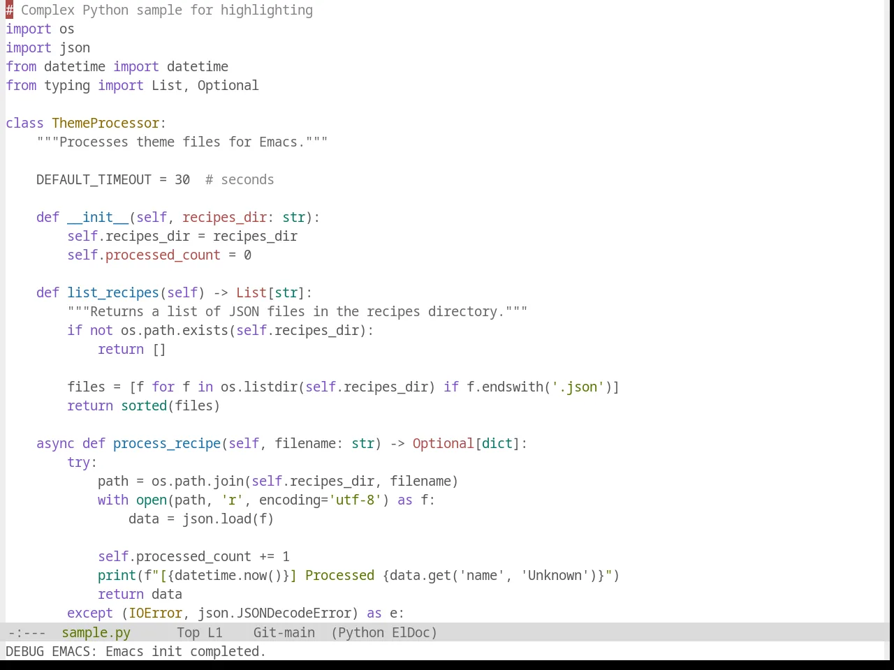 Base16 Precious Light White Theme in python-mode