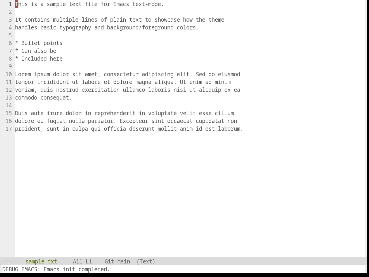 Base16 Precious Light White Theme in text-mode