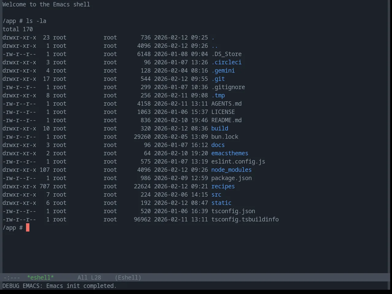 Base16 Primer Dark Dimmed Theme in eshell