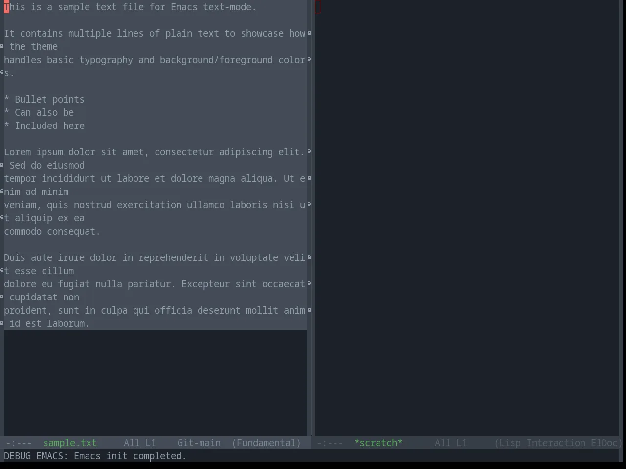 Base16 Primer Dark Dimmed Theme in fundamental-mode
