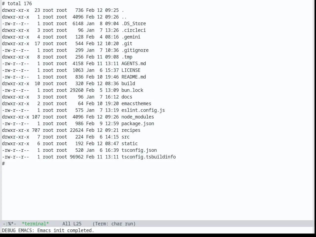 Base16 Primer Light Theme in term