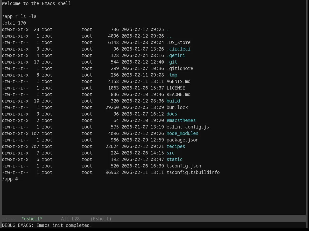 Base16 Qualia Theme in eshell