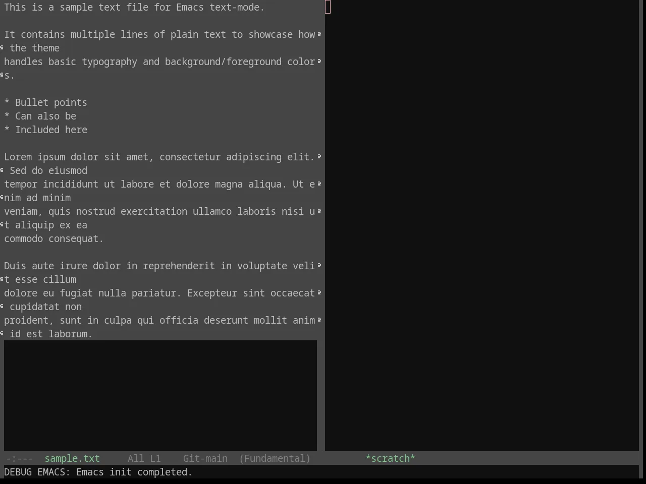 Base16 Qualia Theme in fundamental-mode