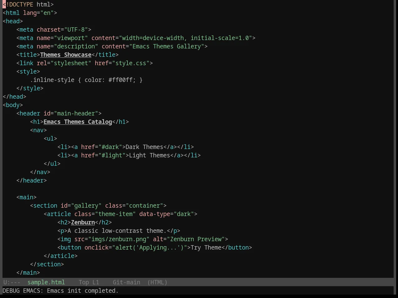 Base16 Qualia Theme in html-mode