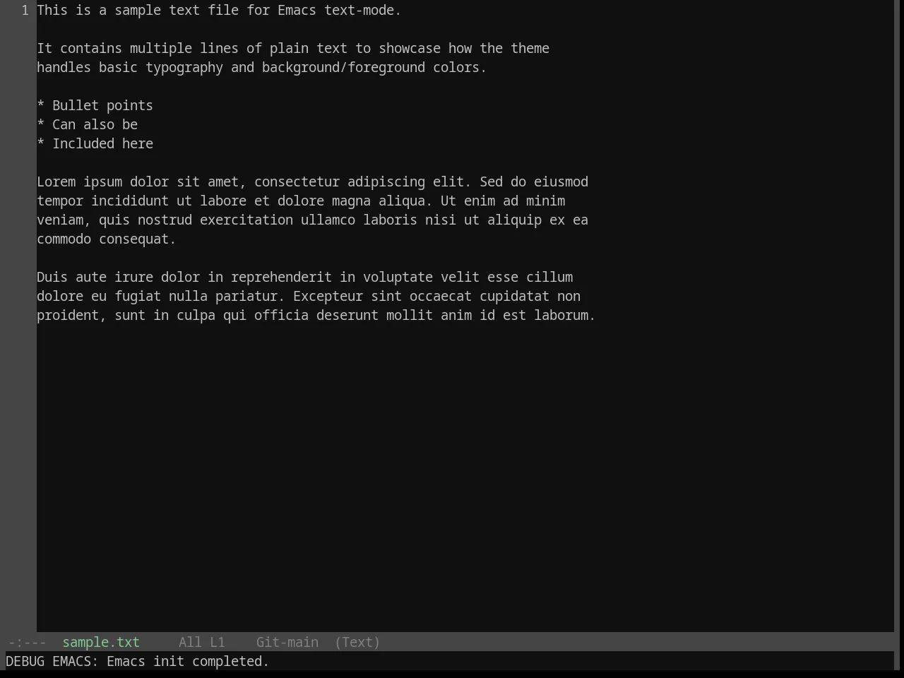 Base16 Qualia Theme in text-mode