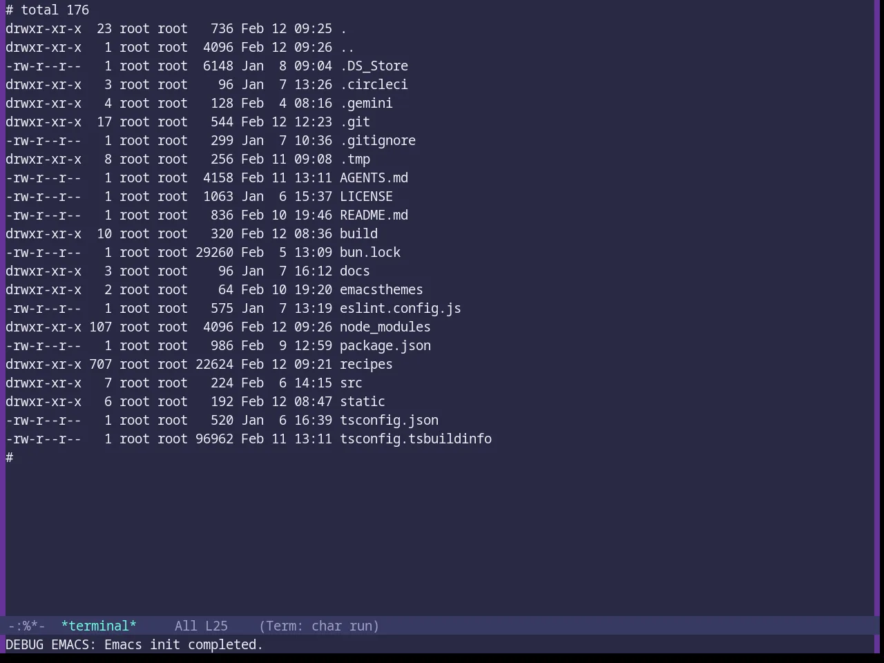 Base16 Rebecca Theme in term