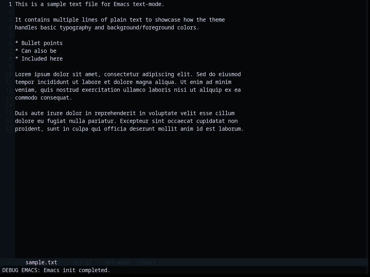 Base16 Saga Theme in text-mode