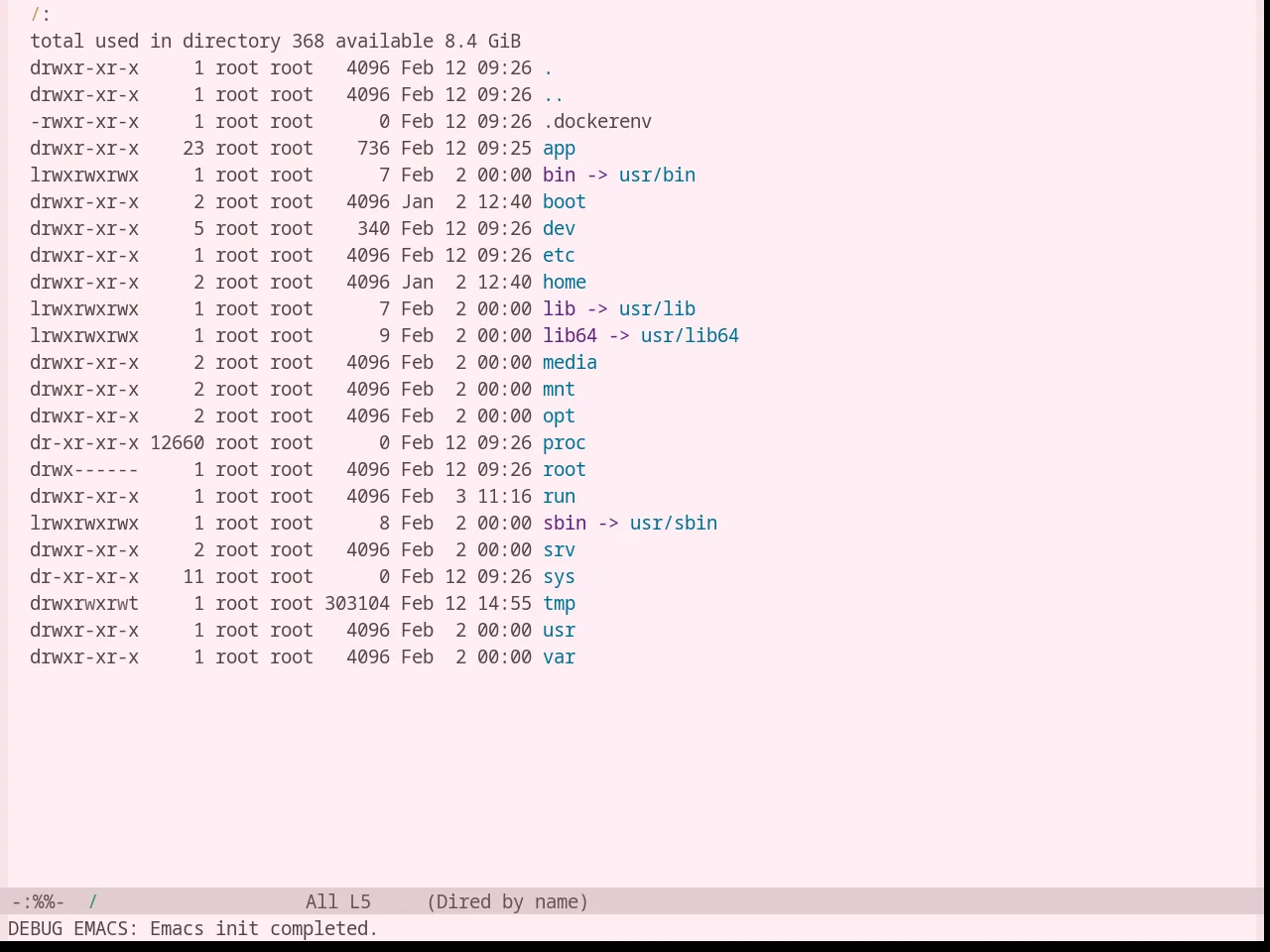 Base16 Sakura Theme in dired