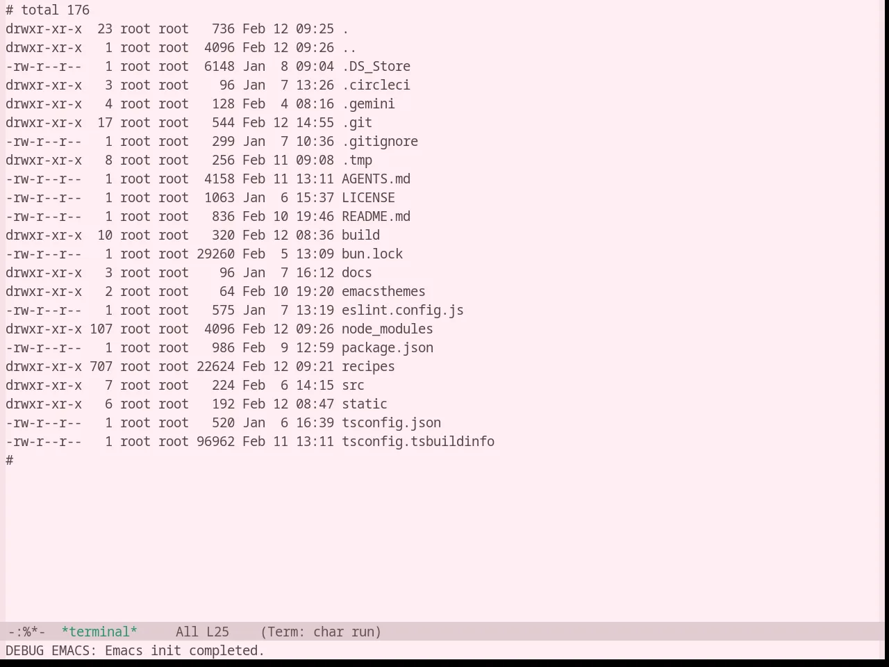 Base16 Sakura Theme in term