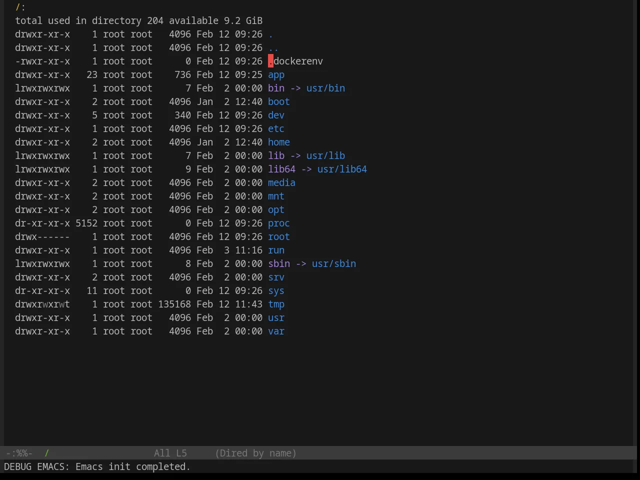 Base16 Selenized Black Theme in dired