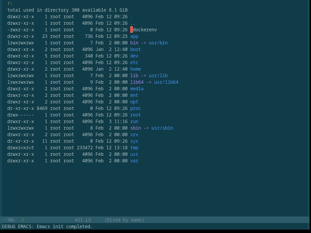 Base16 Selenized Dark Theme in dired