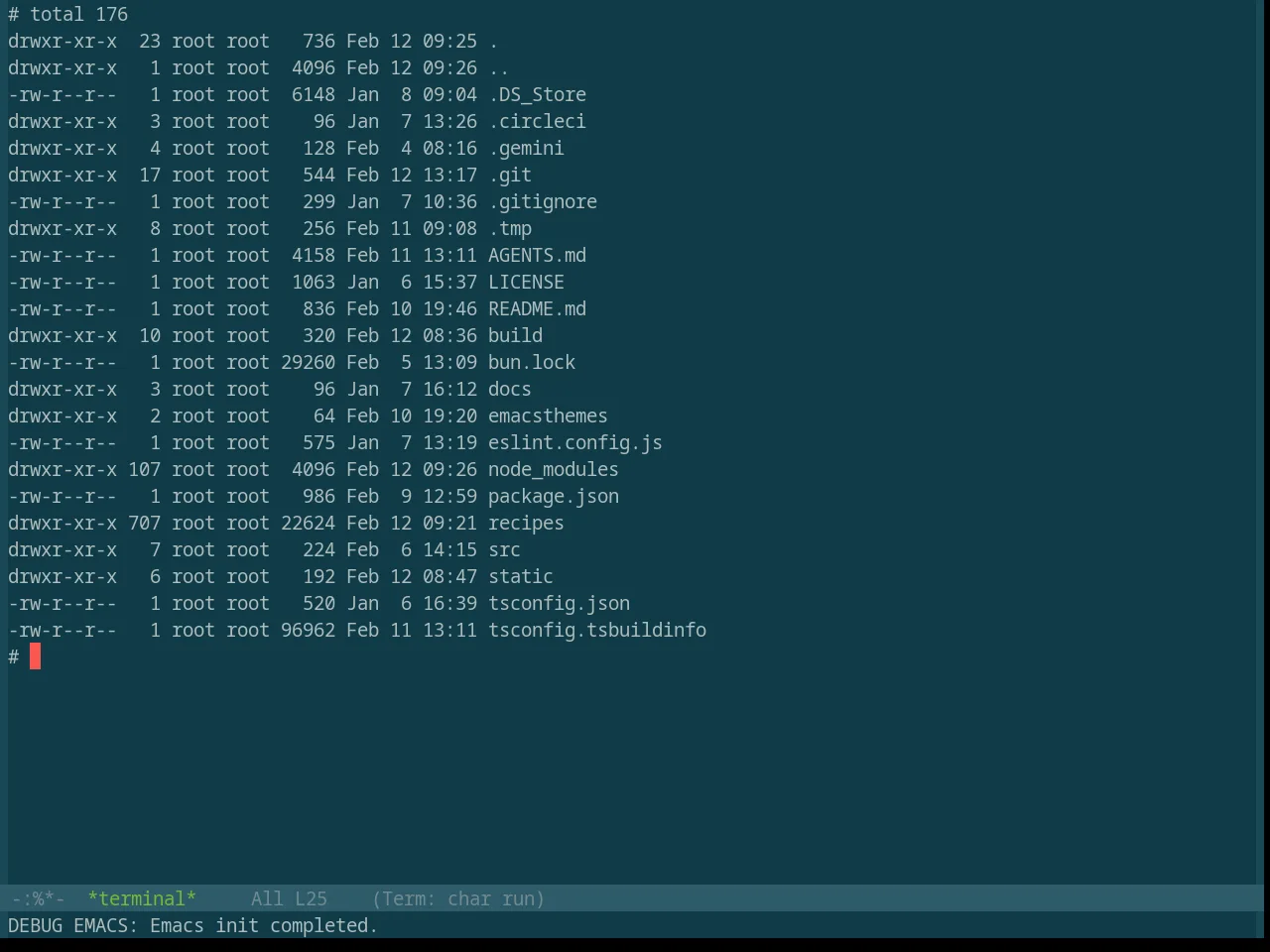 Base16 Selenized Dark Theme in term