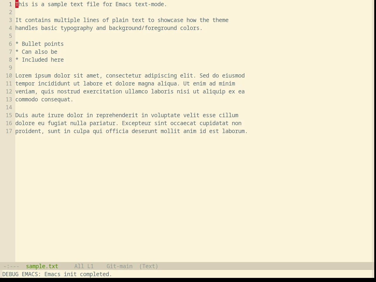 Base16 Selenized Light Theme in text-mode