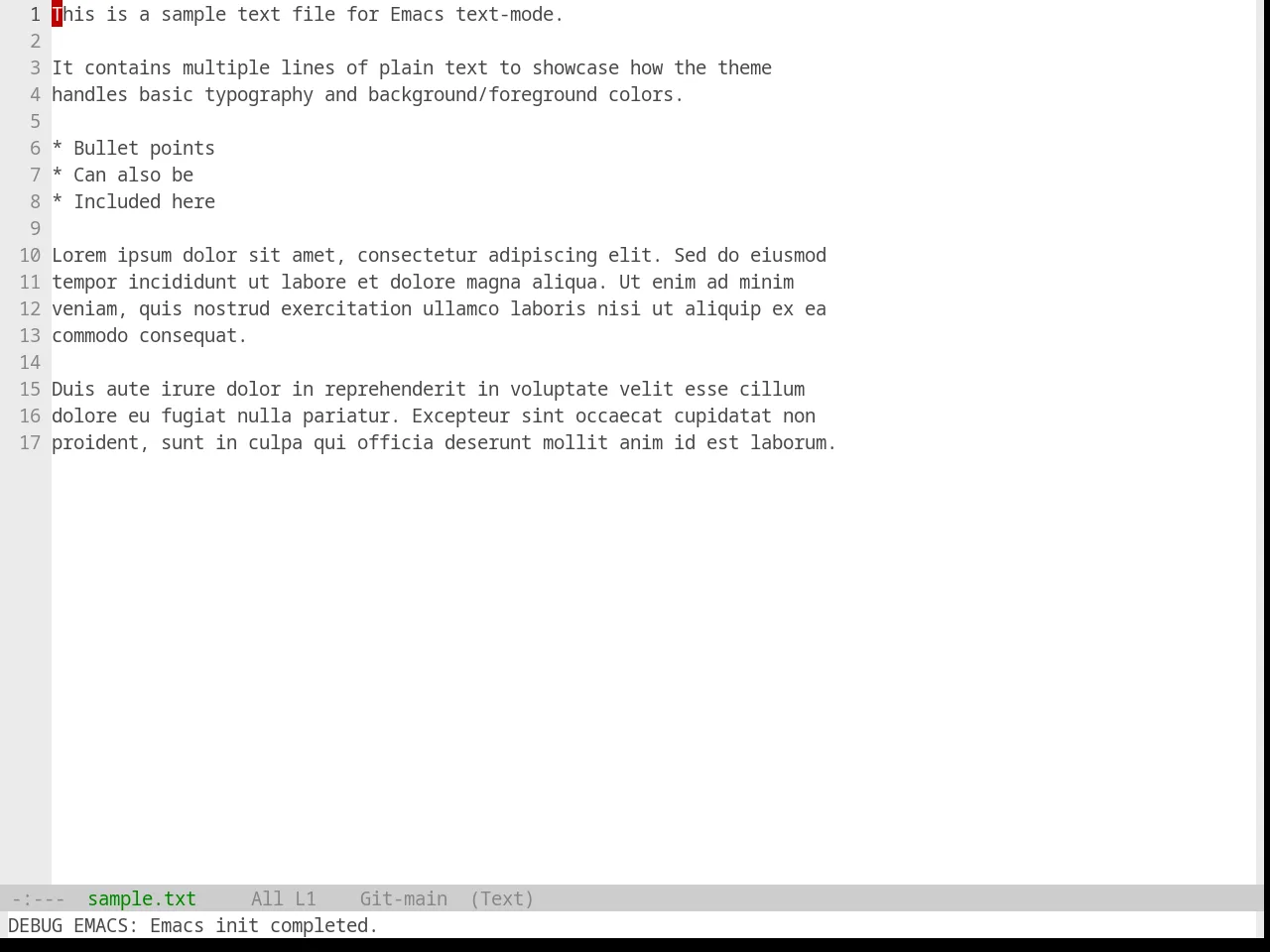 Base16 Selenized White Theme in text-mode